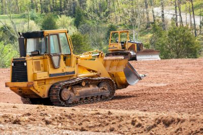 Bulldozer Land Grading